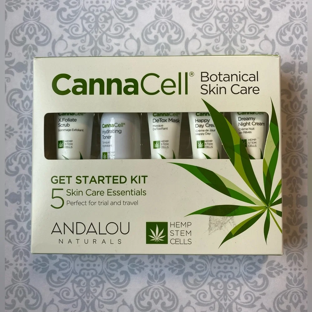 Andalou Naturals CannaCell Botanical Skin Care Set